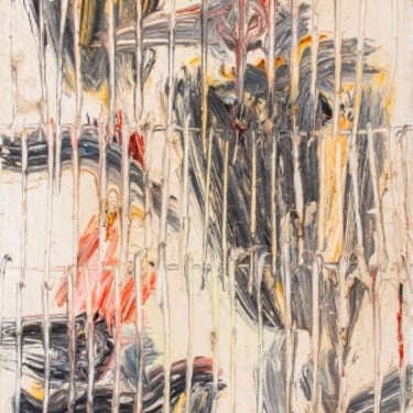 Hunt Slonem &quot;Asian Woodpeckers&quot; Oil on Canvas, '92