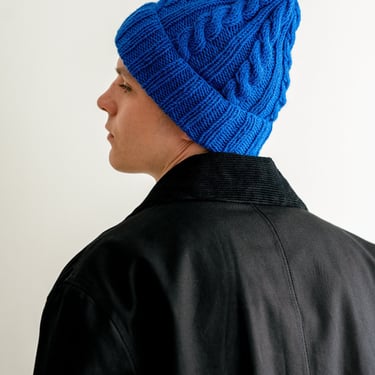 Custom Mens Beanie, Customizable Mens Knit Hat, Gift for Him, Slouchy Winter Hat, Boyfriend Beanie, Rolled up Beanie 