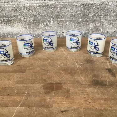 6 Seahawks Tumbler Glasses (Seattle)