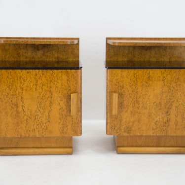 Set of Two Night Stands by Halabala for UP Zavody, 1940s 