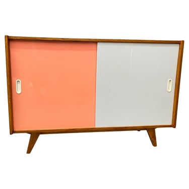 Fully restored mid century sideboard U-452 by Jiří Jiroutek, 1960s, Czechoslovakia 