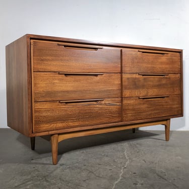 Solid Elm ‘Samara’ Lowboy Dresser by Dillingham 