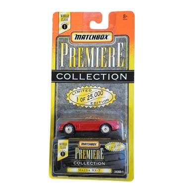 1995 MATCHBOX PREMIERE Collection Series 1 Mazda RX-7 Red1:64 (M5) 