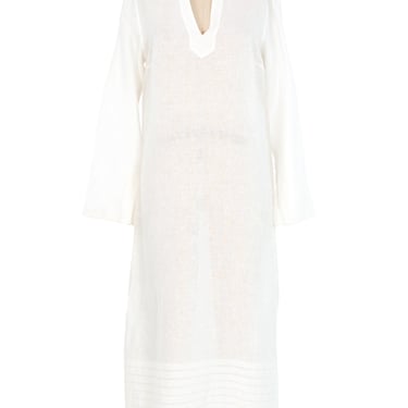 Loro Piana White Linen Caftan