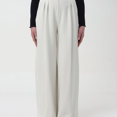 Max Mara Pants Woman Yellow Cream Women