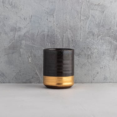 Gold Deco Whiskey Cup