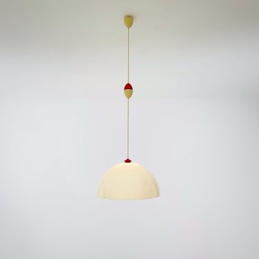 Mid Century Space Age Large Pendant Lamp 1970s Germany 