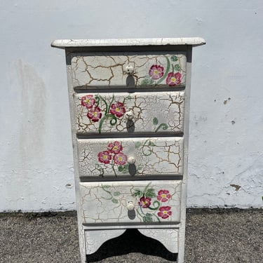 Shabby Chic Nightstand Table Victorian French Provincial Empire Antique Finish Storage Bedside Storage Country Bedroom CUSTOM PAINT AVAIL 