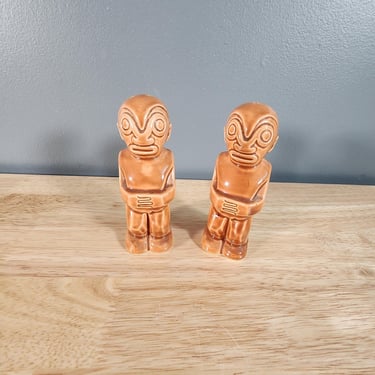 Trader Vic's Tiki Salt and Pepper Shakers 