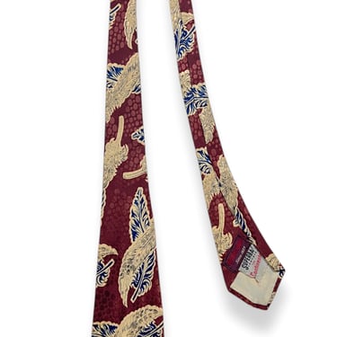 Vintage 1930s/1940s VAN HEUSEN Native American Print 100