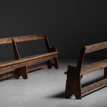 12 Foot Long Primitive Benches