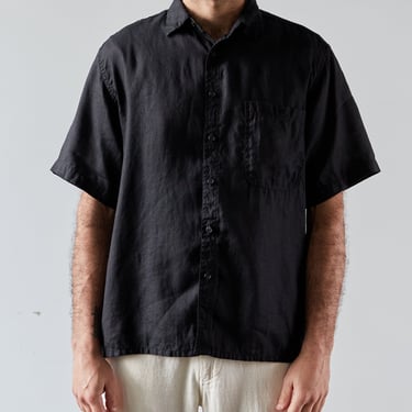 orSlow Loose Fit Short Sleeve Shirt, Black