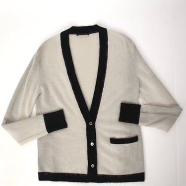 KES Cashmere Colorblock Cardigan