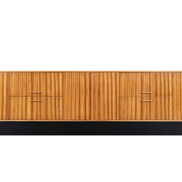 Monumental Zebra Wood Credenza