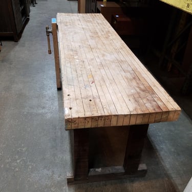 Butcherblock Wooden Table W72 x H32 x D25.5