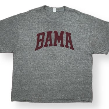 Vintage 90s University of Alabama “Bama” Crimson Tide Collegiate Graphic T-Shirt Size XL/XXL 