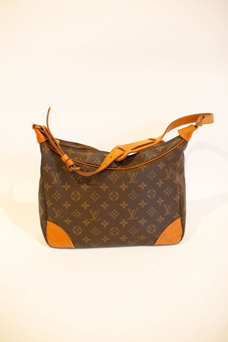 Vintage Louis Vuitton Monogram Boulogne Zip Hobo Bag LV Monogram ...