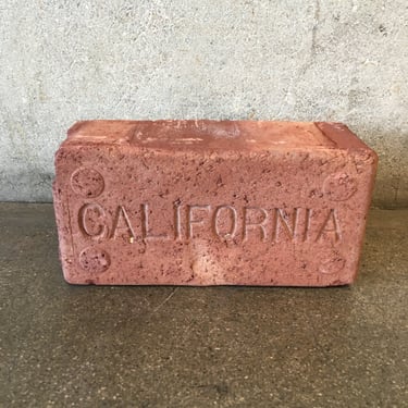100 Year Old Highway Brick Paver "California"