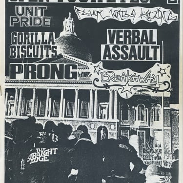 Vintage Open Your Eyes "Issue #2" Unit Pride Gorilla Biscuits Hardcore Fanzine