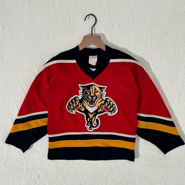 Vintage Florida Panthers Mesh Hockey Jersey Sz. Y S