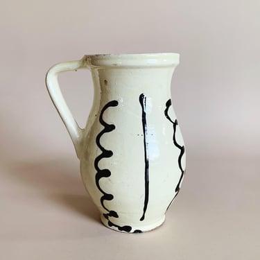 HANDMADE SQUIGGLE PITCHER 