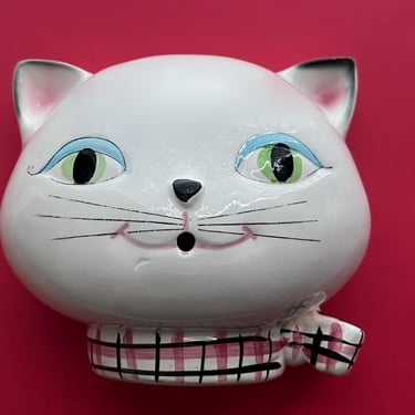 Holt Howard cozy kitten string holder 1958 ceramic anthropomorphic cat 