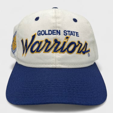 Vintage Golden State Warriors Script Snapback Hat