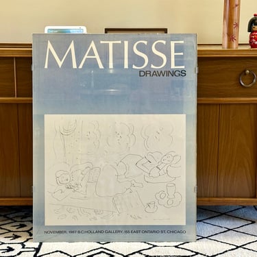 Original 1960’s Henri Matisse Exhibition Poster 