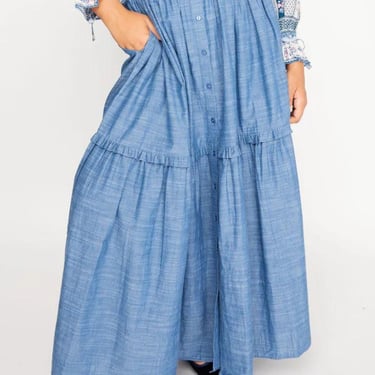 Mimi chambray skirt