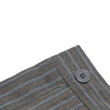 SCHOENBORN Warp-Faced Twill Stripe Relaxed Silhouette - Gray