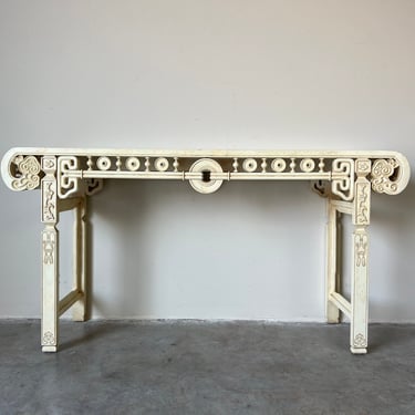Hollywood Regency Asian / Chinoiserie Console Table 