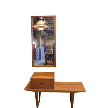 Very Rare Entrance set. Sidetable and mirror by Kai Kristiansen - 022566