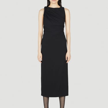 Versace Women Ruched Midi Dress