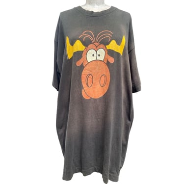 Vintage Rocky &amp; Bullwinkle for Taco Bell Promo Shirt