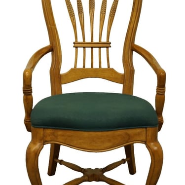 Bernhardt Furniture Wheat / Sheaf Back Accent / Dining Arm Chair 335-504 