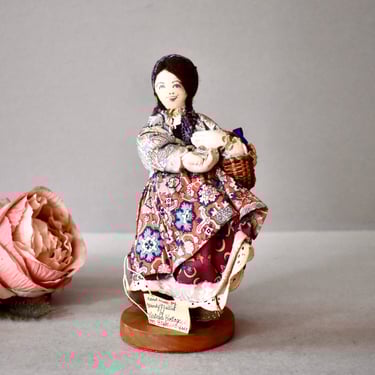 Vintage Rack Doll Wendy Rustic Decor Collectable Hand Made Clothing Doll Home Decor 