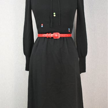 Sweater Dress - Circa 1970s - by ciao ltd - Marked size 6 