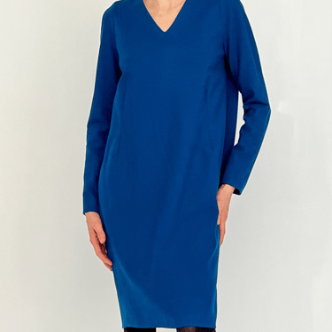 Jil Sander Wool Shaped Dress (S)