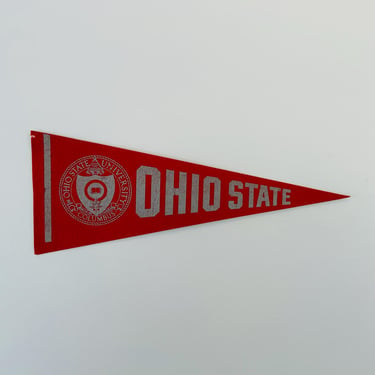 Vintage The Ohio State University Full Size Pennant - Medium Size 