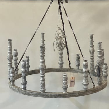 Feiss 'Norridge' 15-Light Rustic Chandelier with Extra Chain and Wire