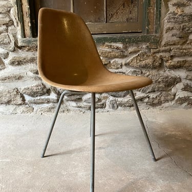 Mid century side chair Eames shell chair mid century desk chair 