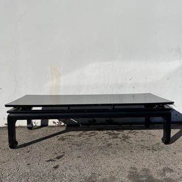 Vintage Coffee Cocktail Table by Century Bench Chinese Chinoiserie Ming James Mont Asian Boho Chic Hollywood Regency CUSTOM PAINT AVAIL 