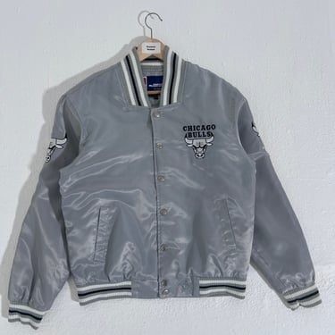 Chicago Bulls Silver JH Design Jacket Sz. S