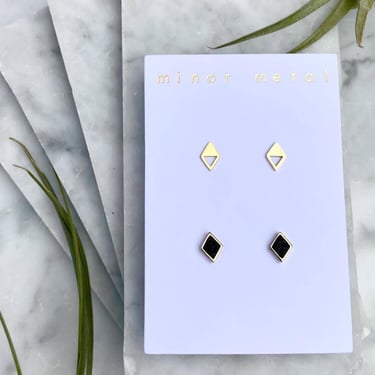 Diamond Stud Earring Set