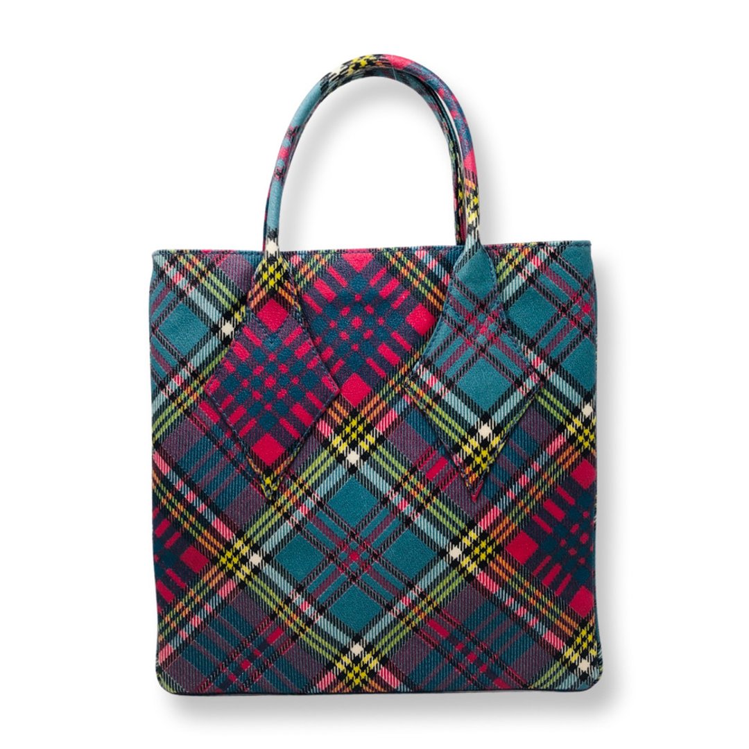 Vivienne Westwood Neon Plaid Tote | Secondi | Dupont Circle ...