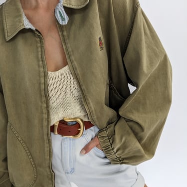 Amazing 90s Tommy Hilfiger Cotton Twill Jacket