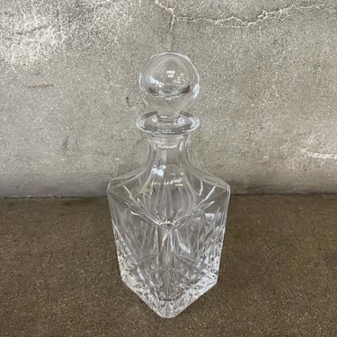 Vintage Cut Crystal Whiskey Decanter