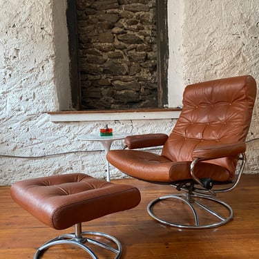 mid century lounge chair and ottoman ekornes lounge chair Scandinavian arm chair 