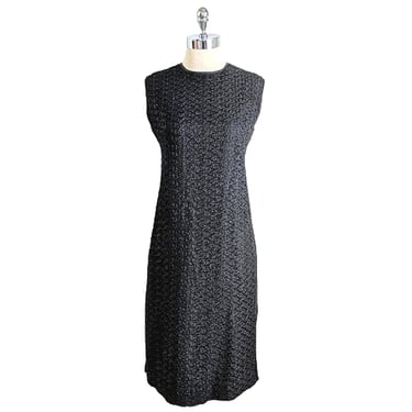 vintage 50's textured sheath dress (Size: S)