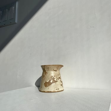Handmade ceramic creamer 